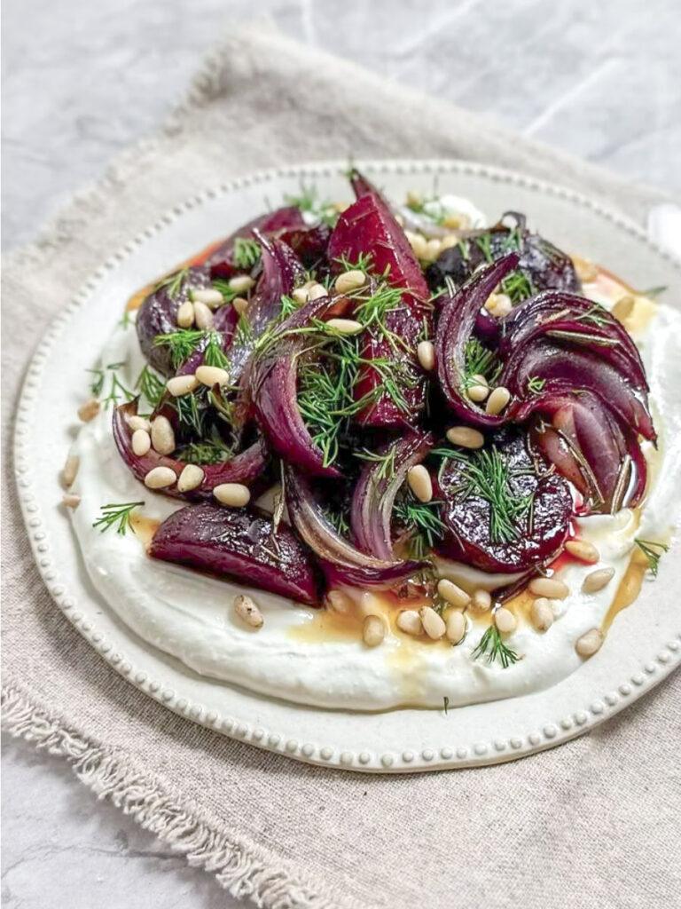 Roasted Beetroot Feta Dip