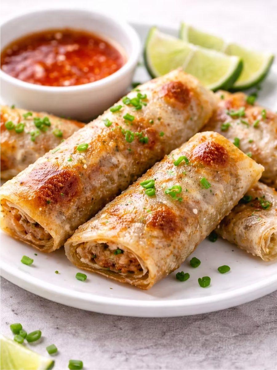 Crispy Rice Paper Spring Rolls 